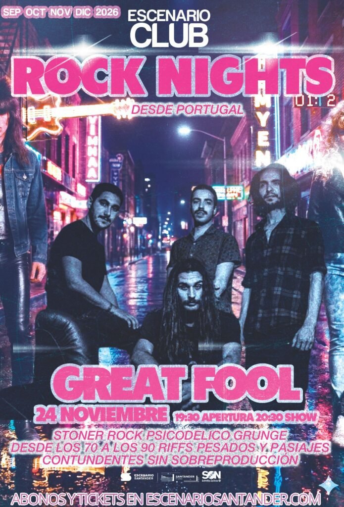GREAT FOOL – ROCK NIGHTS