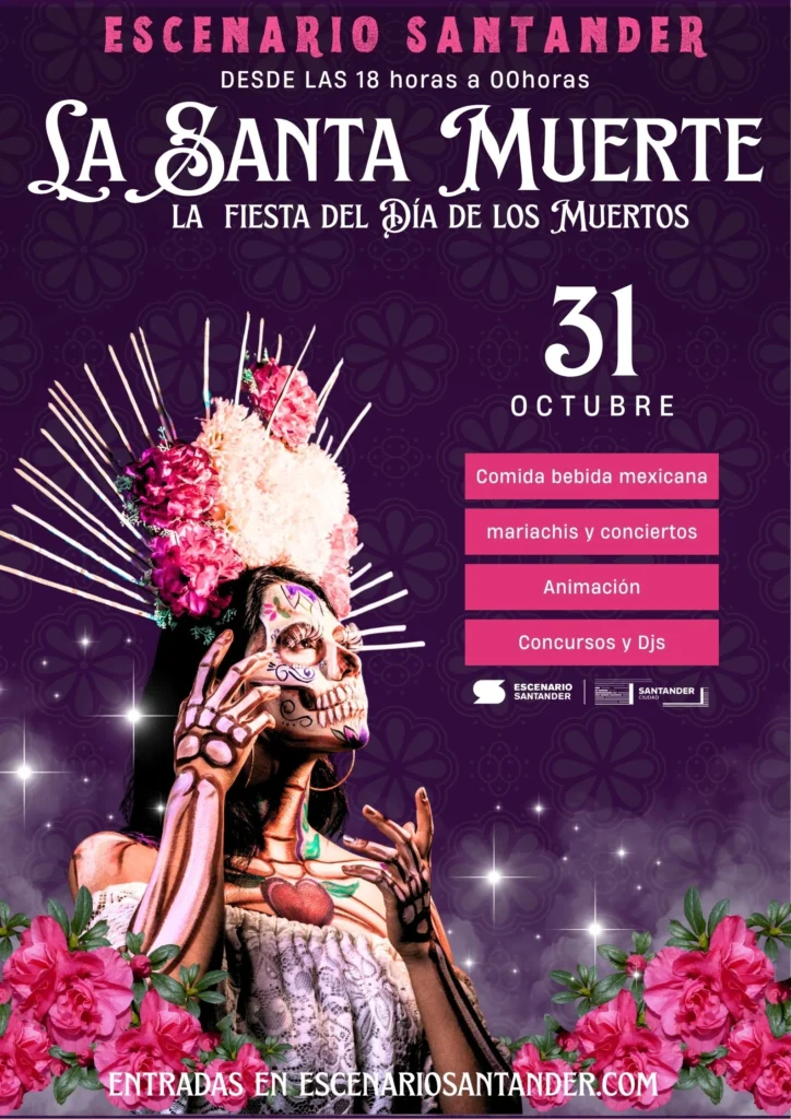 La Santa Muerte GRAN FIESTA DEL DÍA DE LOS MUERTOS