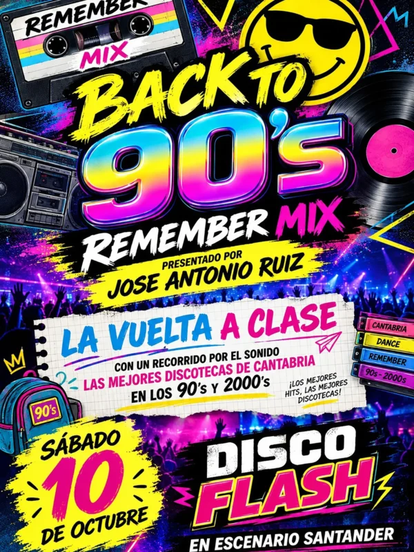 Disco Flash presenta 90´s Remember Mix