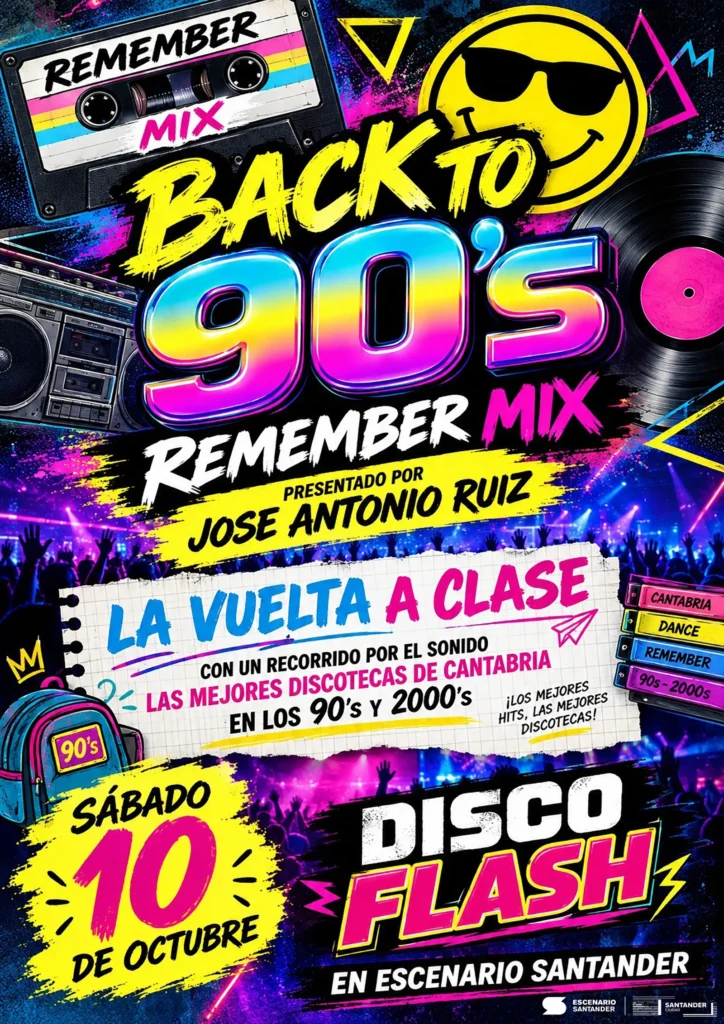 Disco Flash presenta 90´s Remember Mix